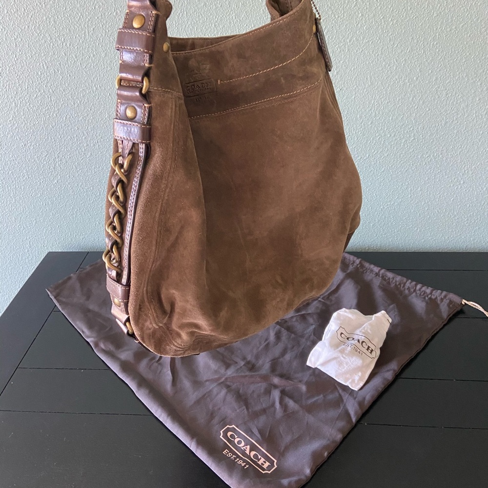 Coach Bag Suede